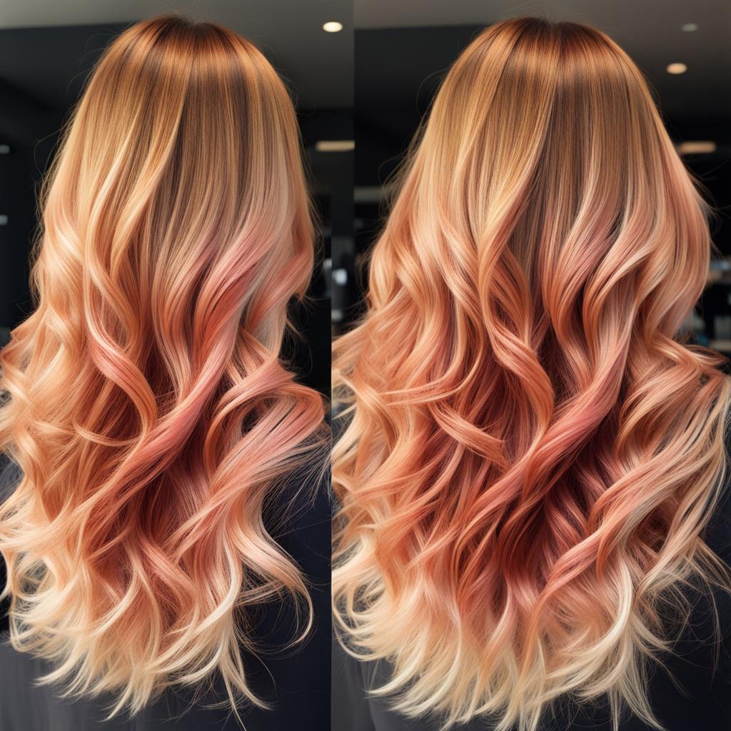 Ombre hair color Elegance 