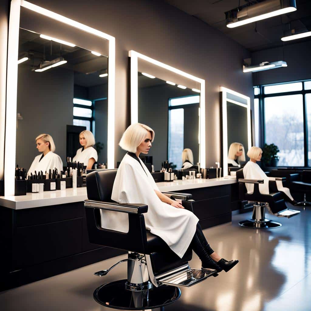 Platinum blonde: a bold, icy statement for trendsetters. The almost silver hue exudes a modern and edgy aesthetic, perfect for the adventurous.