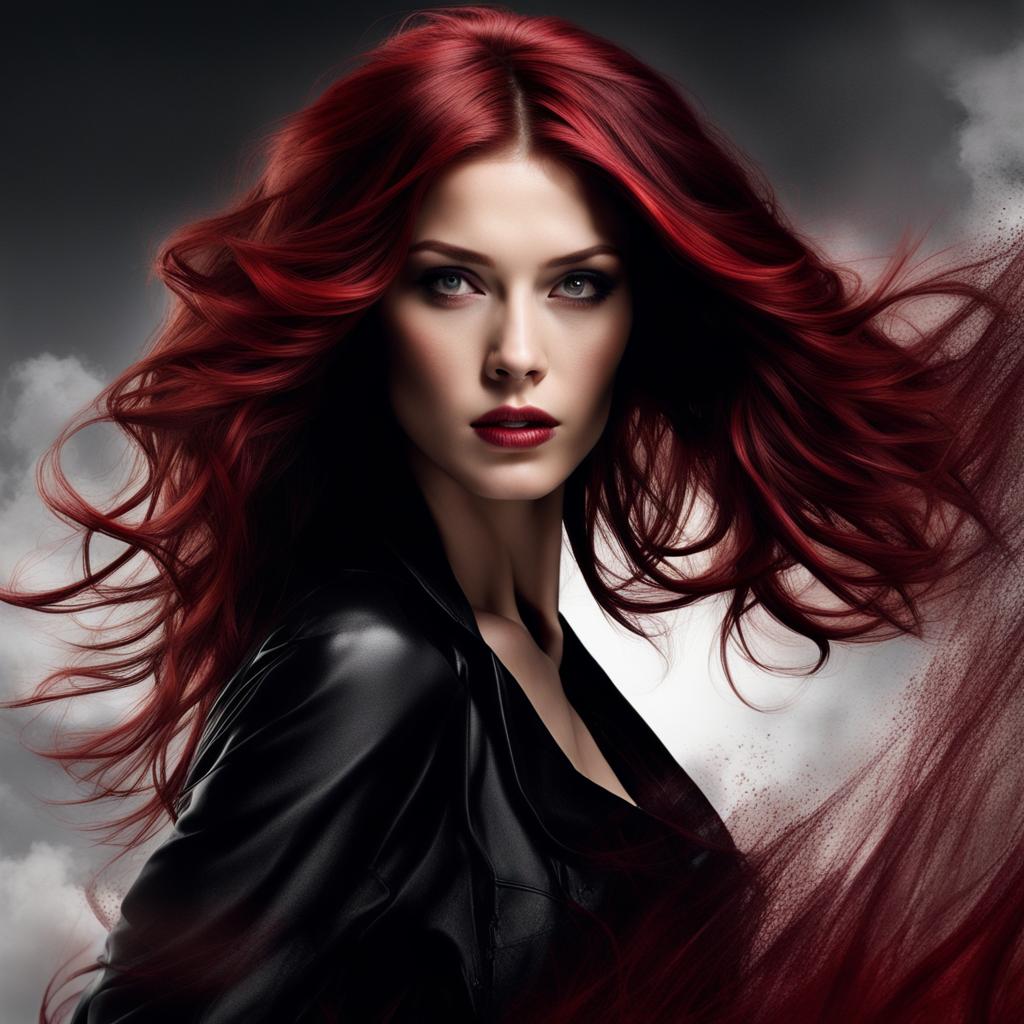 The Timeless Allure of Dark Red Hair