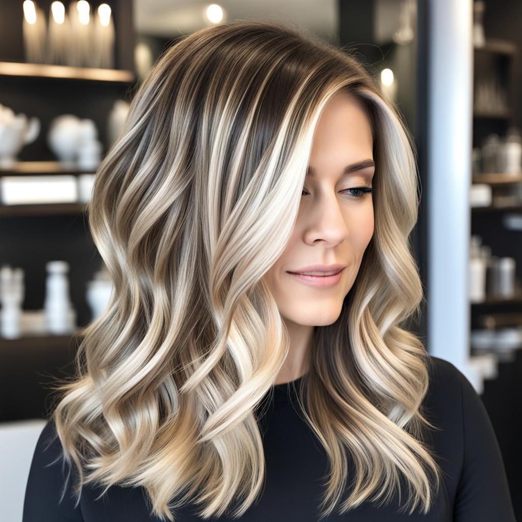 Blonde Balayage Through the Ages