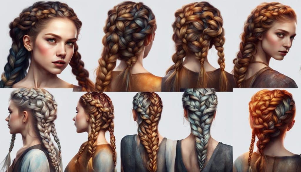 Braids: Chic, versatile styles from simple side braids to intricate fishtail designs. Add seasonal flair with ribbons or ornaments.