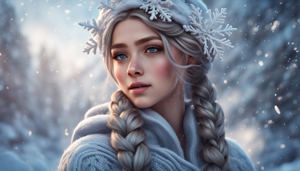 Winter wonder: Intricate snowflake braids for festive magic and flawless style!