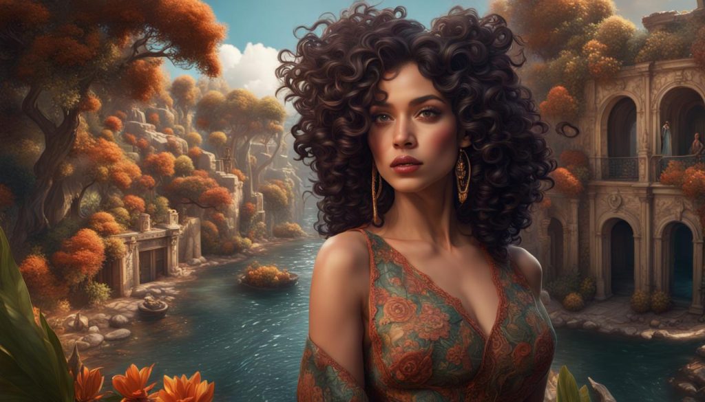 Latina beauty: Confident curls and waves celebrate natural texture with self-assured style.