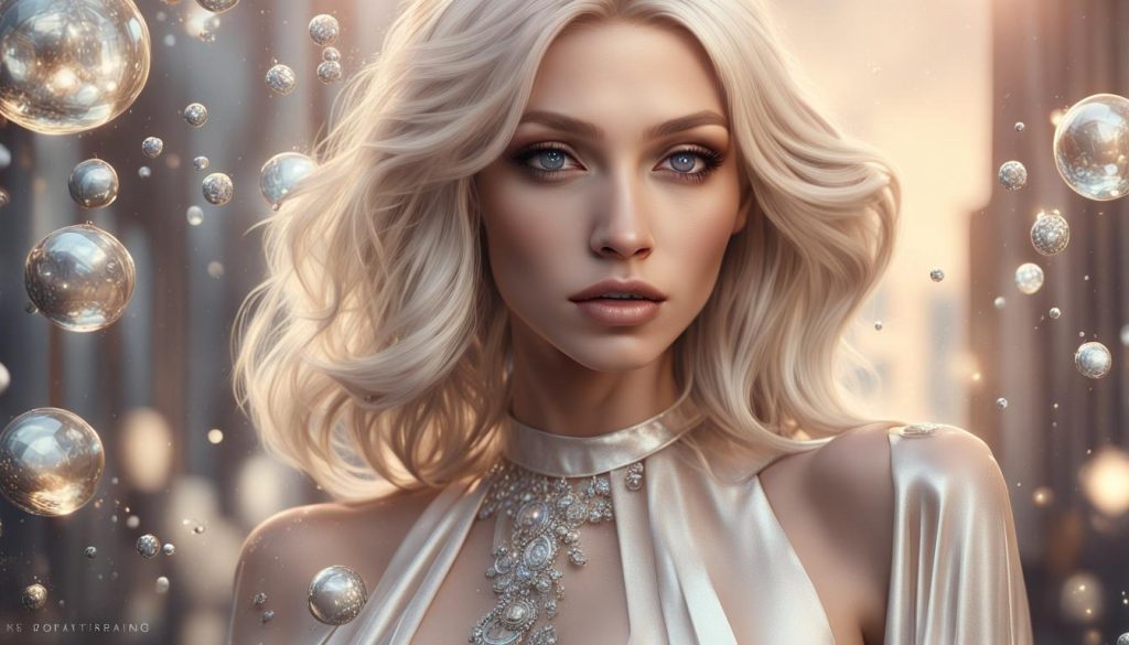 Icy platinum, creamy vanilla, champagne blondes for a modern, luxurious, and glamorous makeover in 2024.