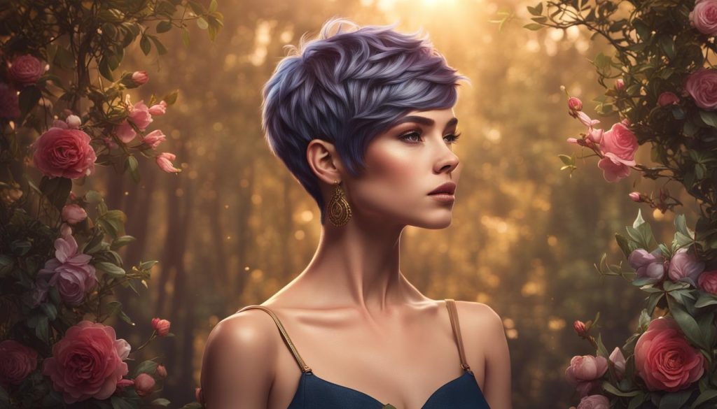 Courageous short haircuts for women like pixie cut, short and playful, accentuates features, perfect for bold looks. 