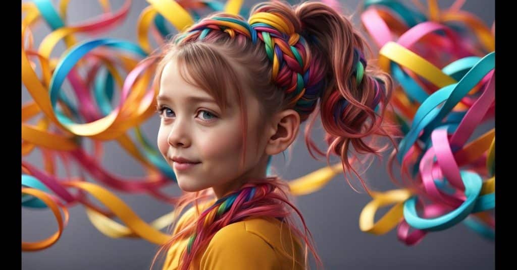 rubber band hairstyles for kids